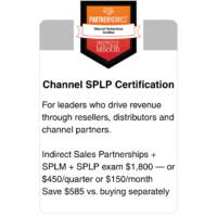 Channel Partnerships Focused SPLP® Certification Program
